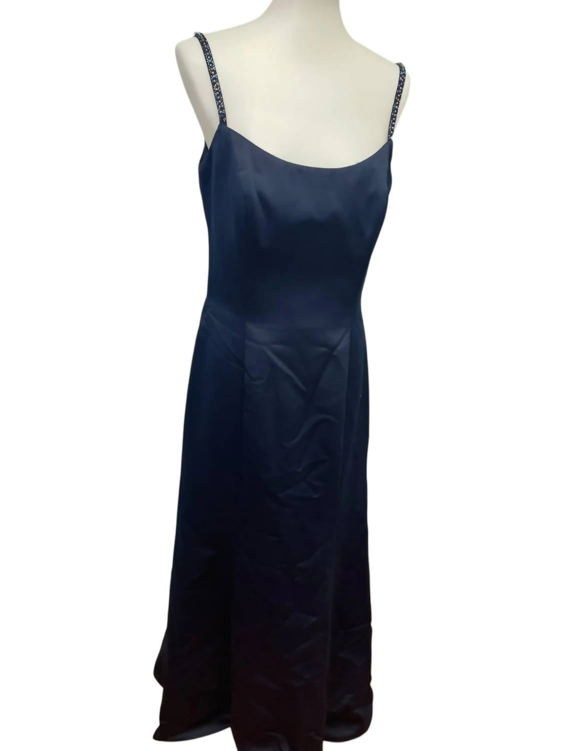 Jordan - Strappy Long Bridesmaids Dress