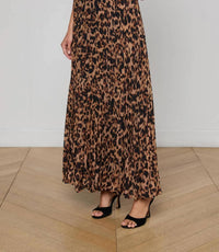 L'Agence - Torin Pleated Maxi Skirt