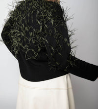 Tanya Taylor - Lexia Feather Sweater - Plus Size
