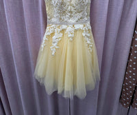Dave & Johnny - Tulle And Lace Appliqué Mini Dress