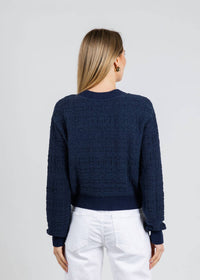 White + Warren - Textured Boucle Cardigan