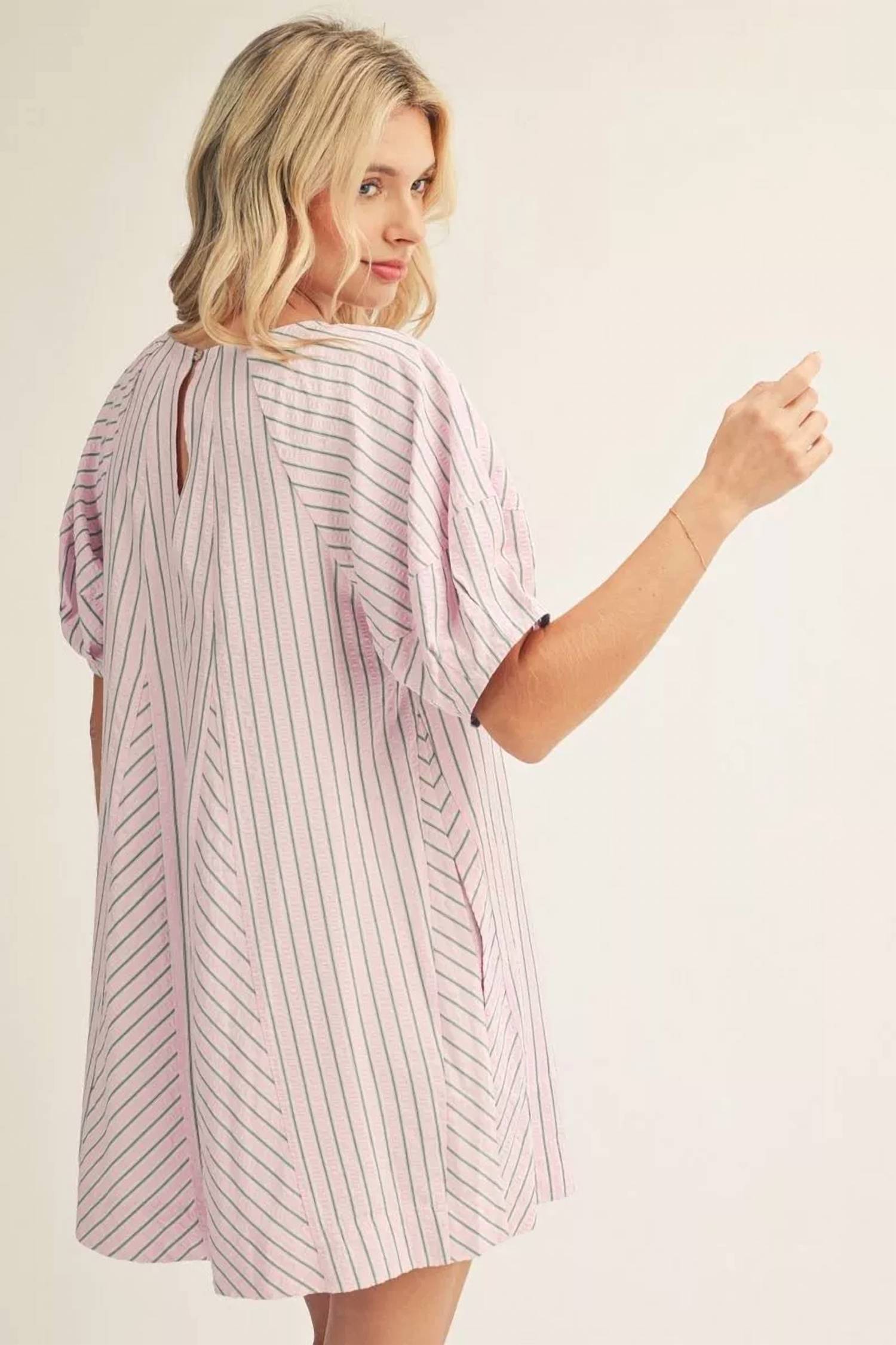Jodifl - Sweet Stripe Serenity Romper