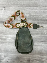 Zenana - Women's Vegan Leather Sling Crossbody Bag