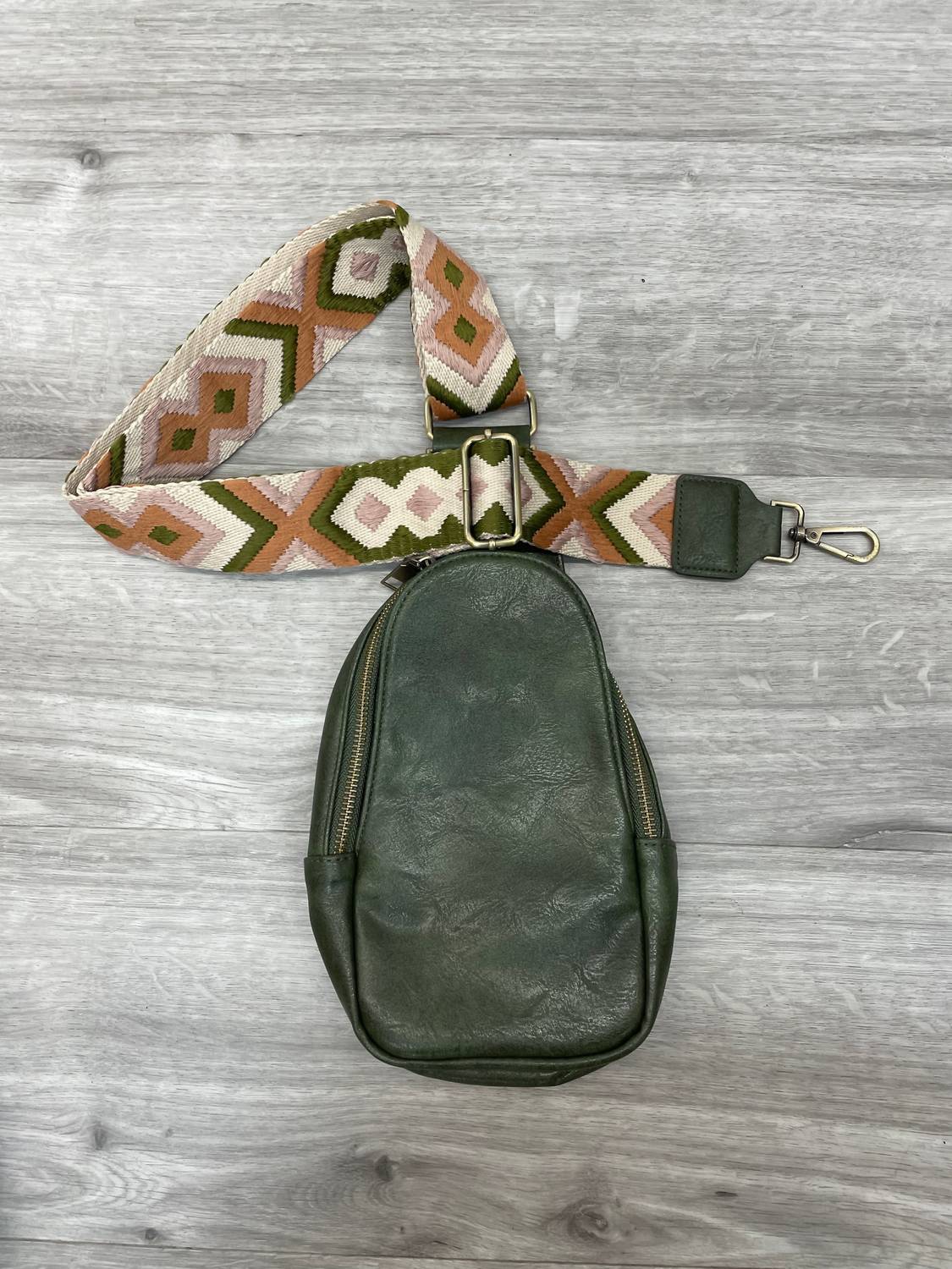Zenana - Women's Vegan Leather Sling Crossbody Bag