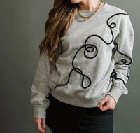 Ichi - Line Art Sweatshirt