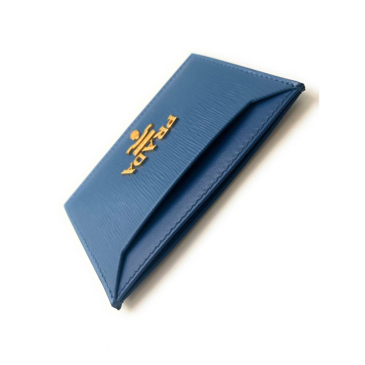 Prada - Women's Vitello Move Leather Small Card Case Wallet