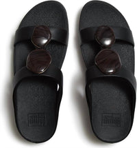 Fitflop - Women's Fino Marbled-stone H-bar Slides