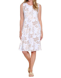Multiples - Panel Scoop Neck Tank Dress