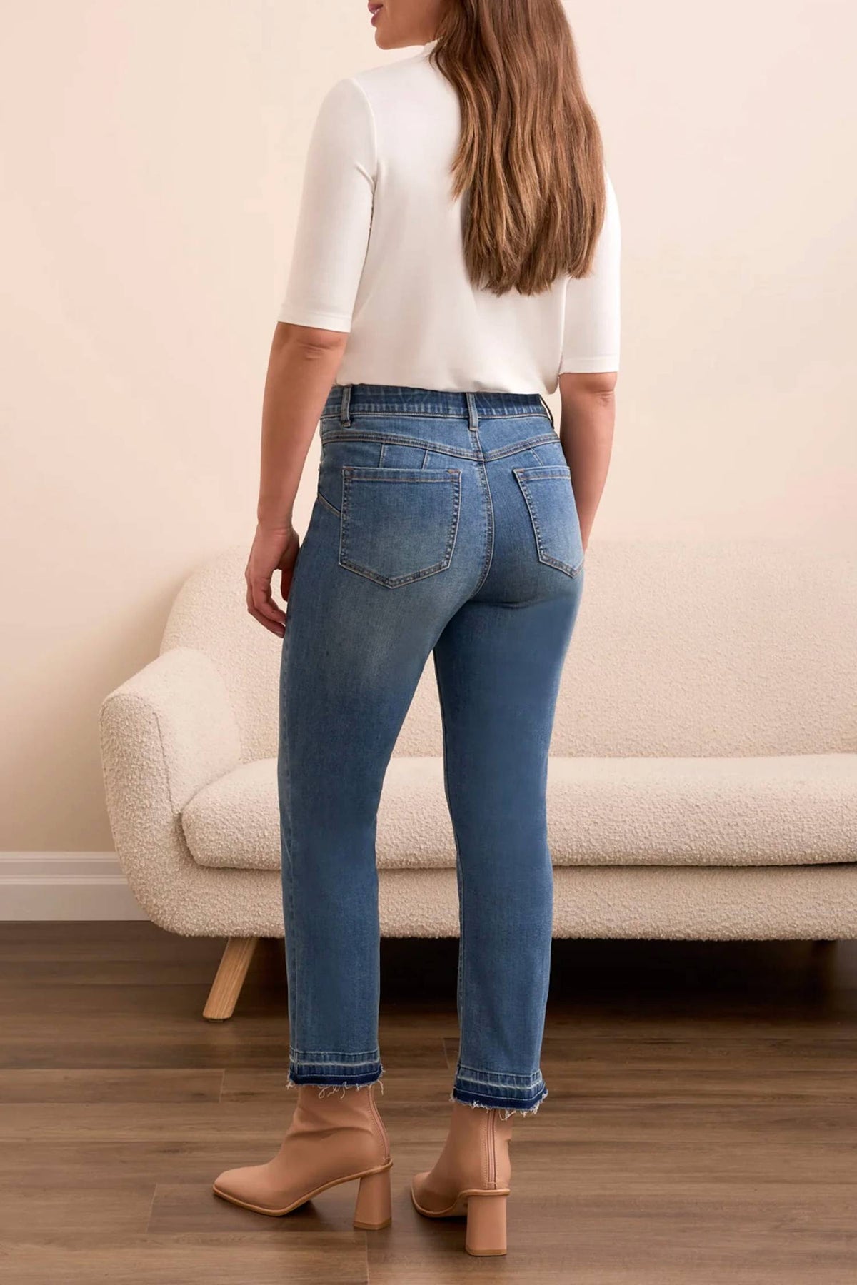 Tribal - Women's Sophia Curvy Micro Flare Jeans