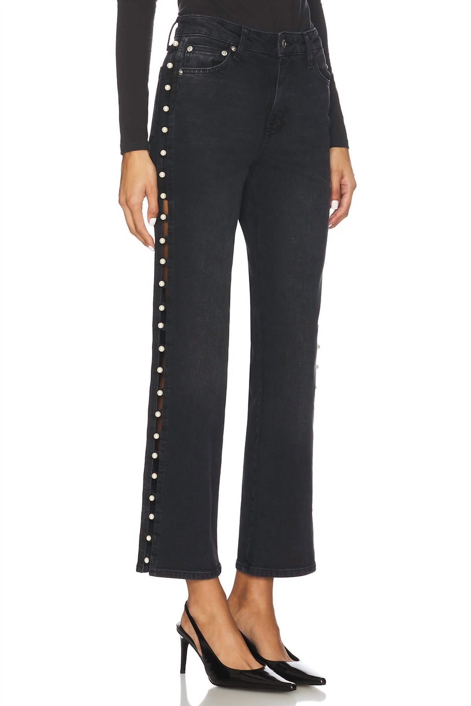 Simkhai - Amelia High Rise Straight Leg Jeans