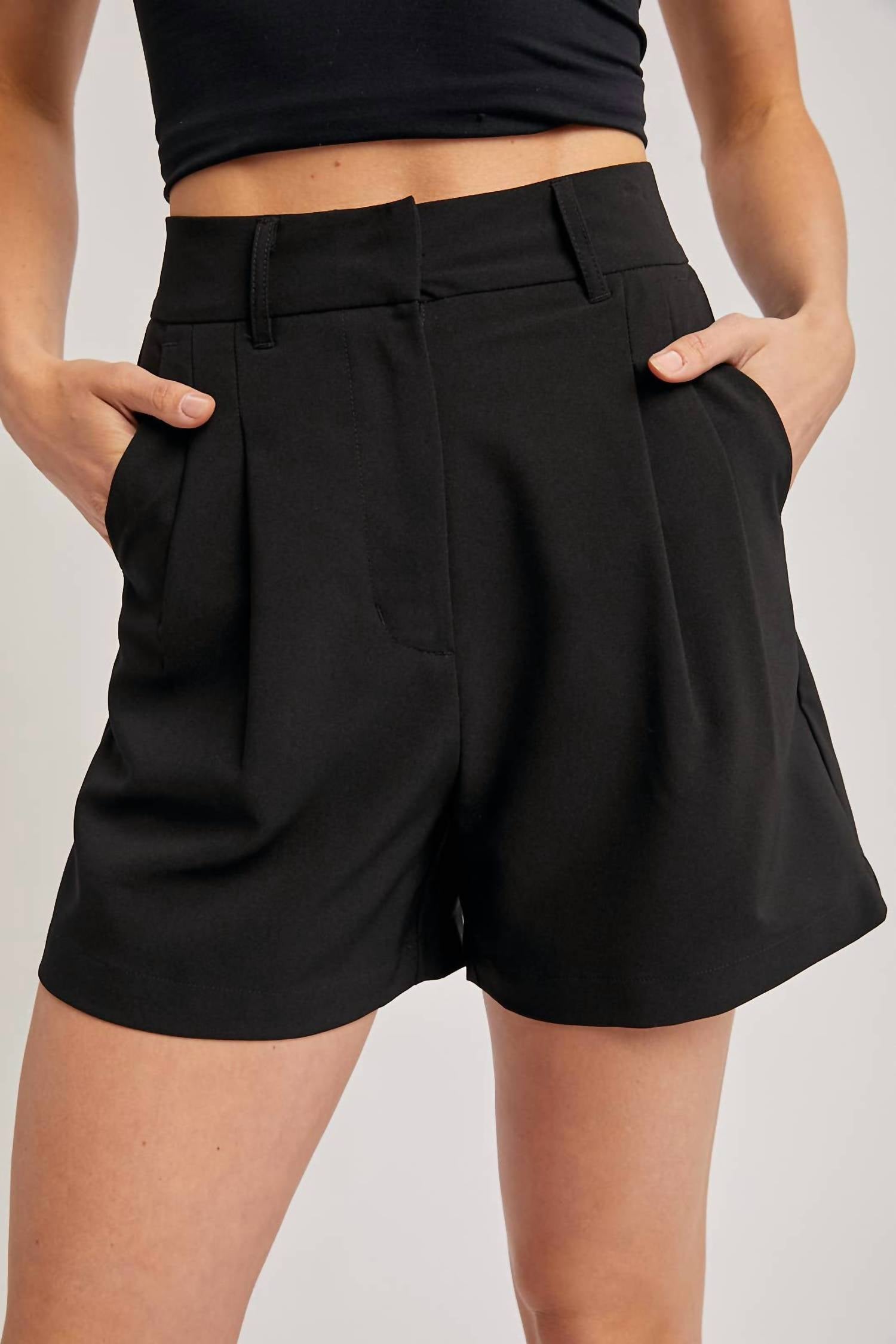 Bluivy - Classic Double Pleated Shorts