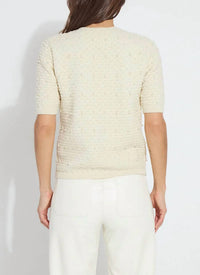 Lysse - Valentina Pearl Short Sleeve Sweater