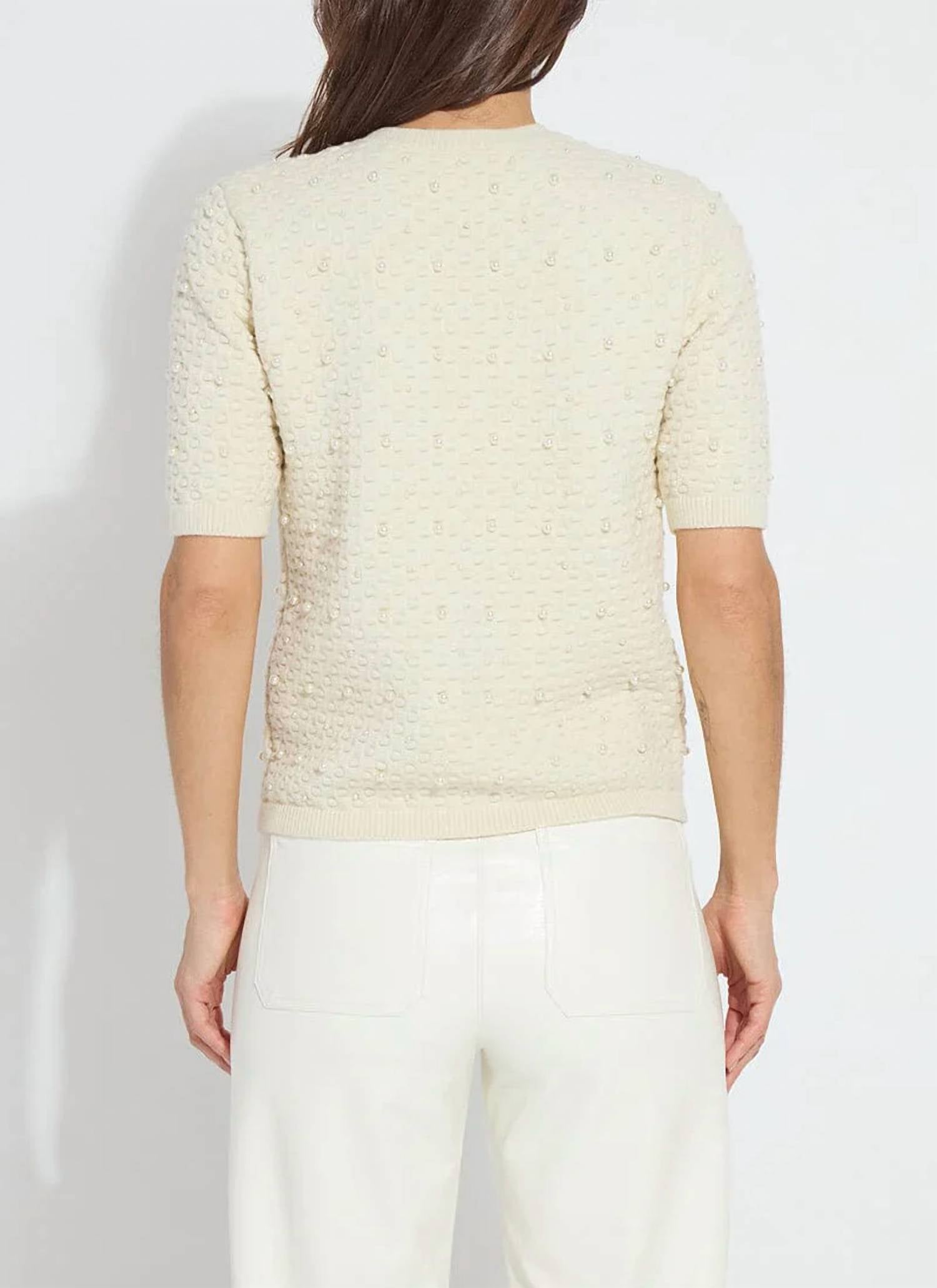 Lysse - Valentina Pearl Short Sleeve Sweater