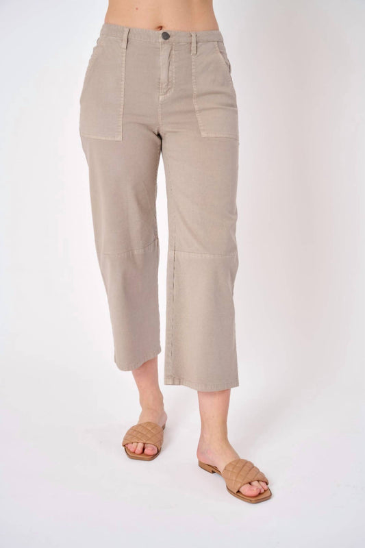 Marrakech - Anneheim Crop Barrel Leg Mini Flare Pants