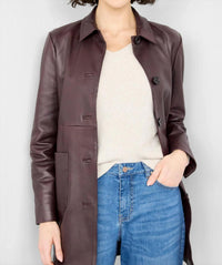 Nic + Zoe - Leather Car Coat