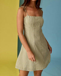 Papermoon - Brunch Babe Gingham Mini Dress