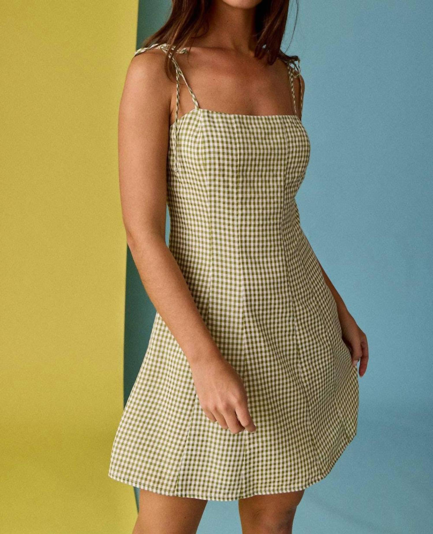 Papermoon - Brunch Babe Gingham Mini Dress
