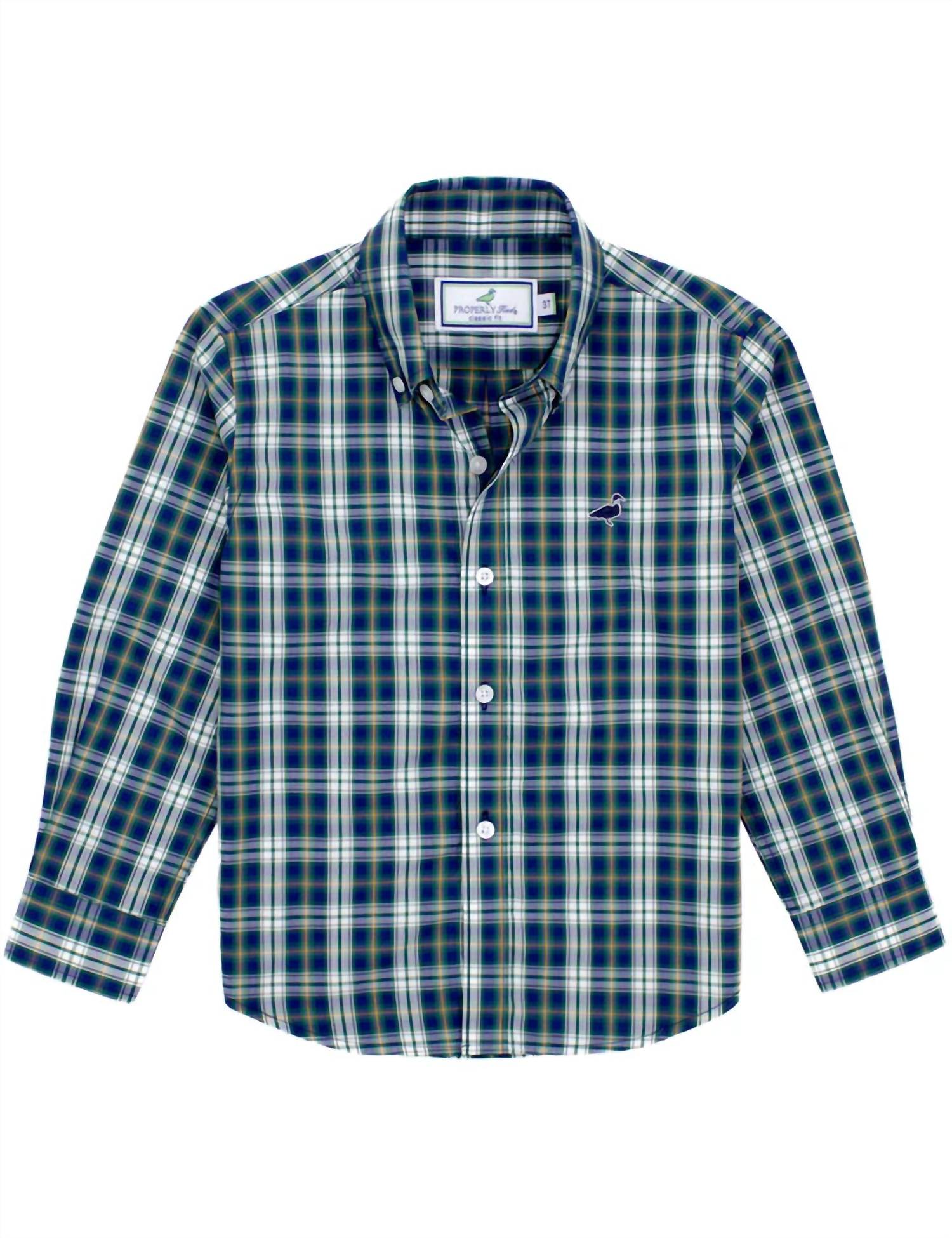 Properly Tied - Boy's Seasonal Countryside Sportshirt