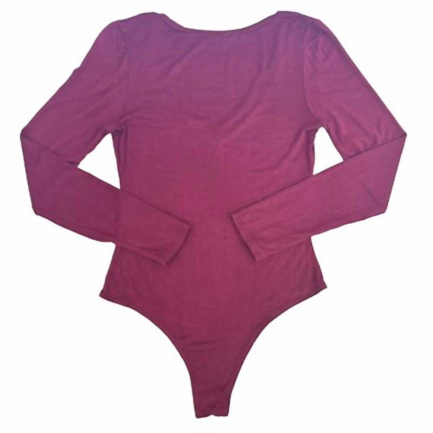 Wasabi + Mint - Women's Long Sleeve Bodysuit