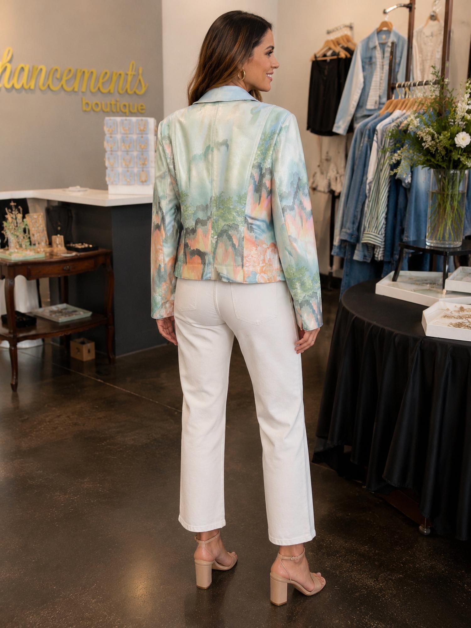 Insight - Printed Metallic jacket