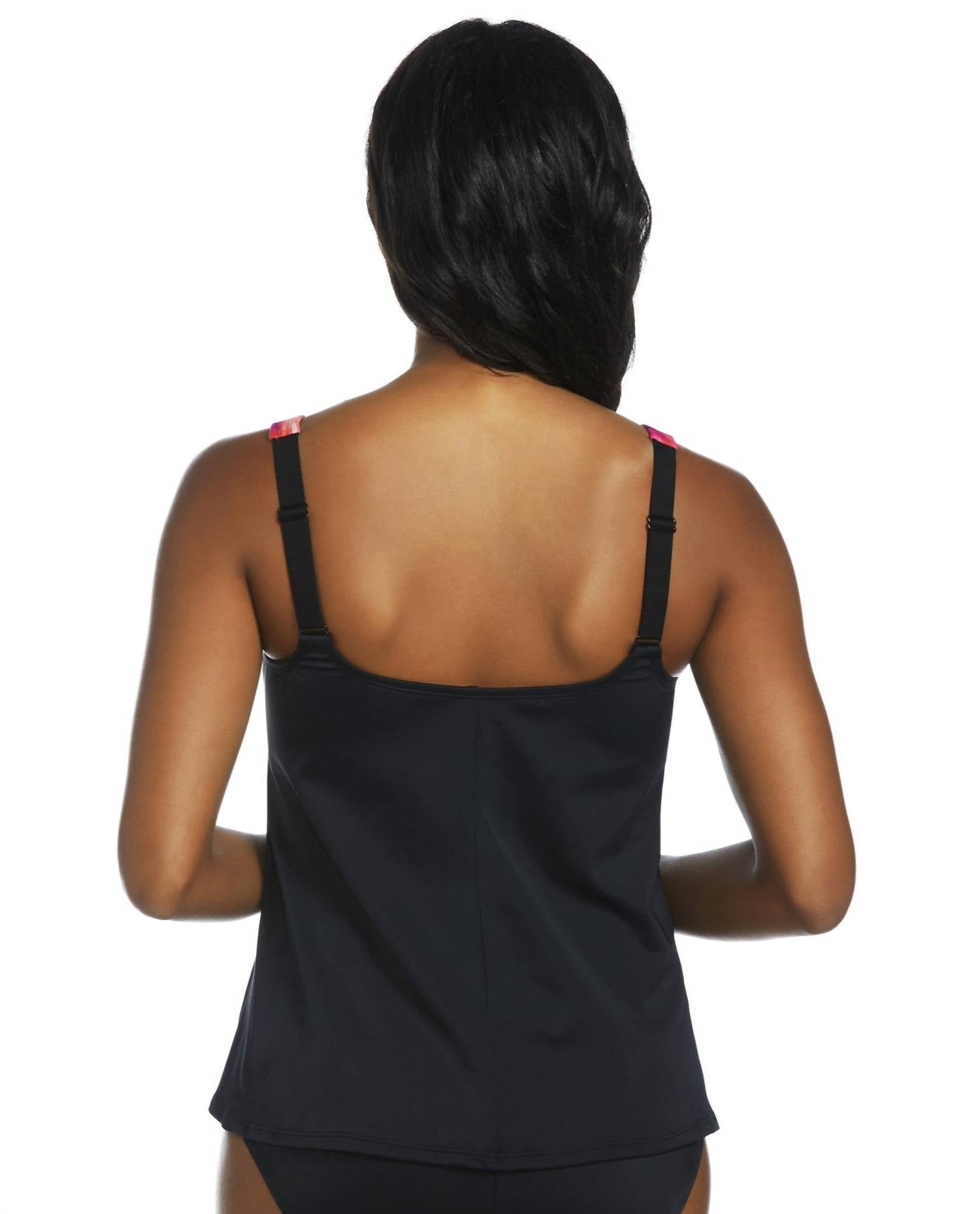 Active Spirit - Birds Of A Feather Square Neck Tankini Top