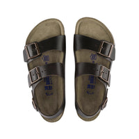 Birkenstock - Men's Milano Soft Footbed Smooth Leather Sandals