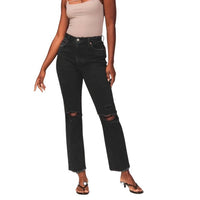 Abercrombie & Fitch - Curve Love Ultra High Rise Ankle Straight Jeans