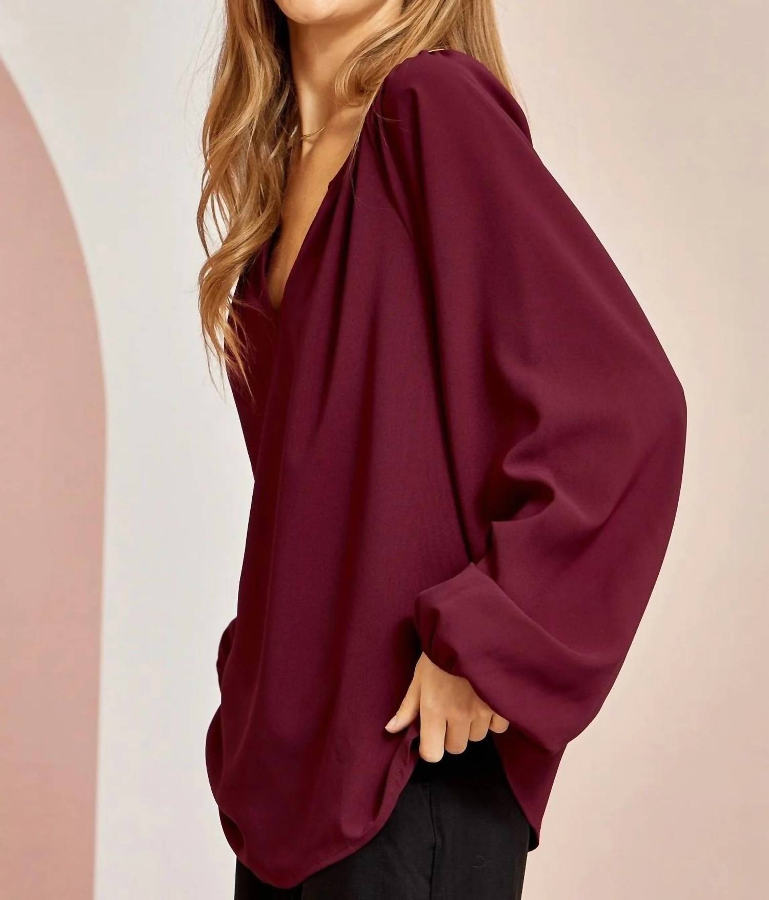 Andree By Unit - Split Neck Tunic Top