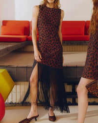 Simon Miller - Casablanca Crepe Fringe Dress