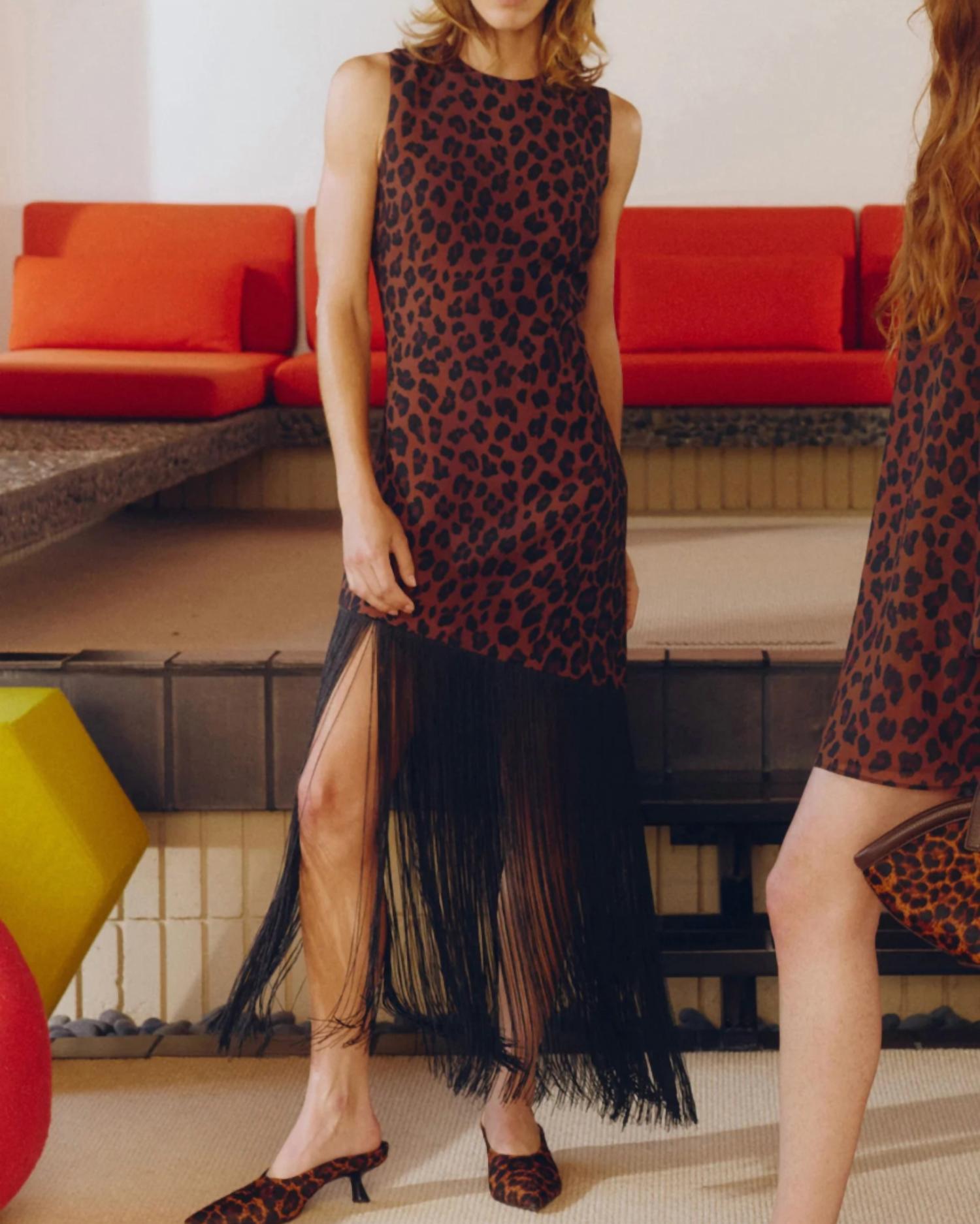 Simon Miller - Casablanca Crepe Fringe Dress
