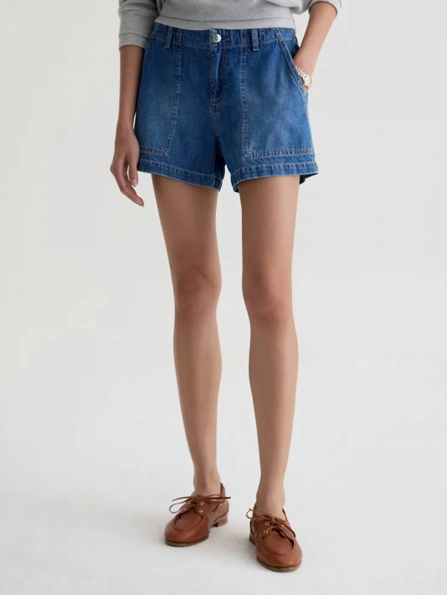 Ag Jeans - Analeigh High-rise Straight Fit Short
