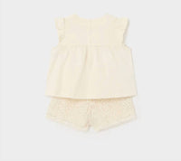 Mayoral - Girl's Knit Cotton Short Set