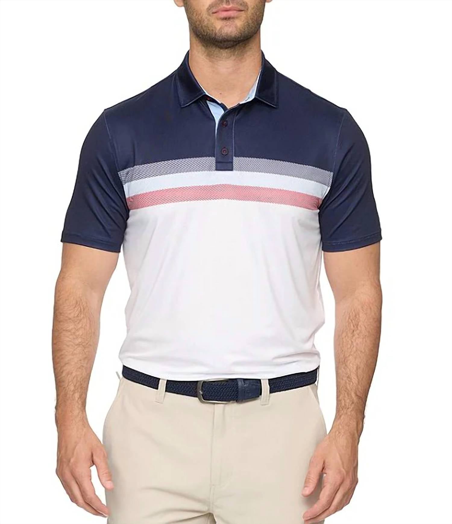 Fairfax & Favor - Men's Stretch Golf Polo Shirt