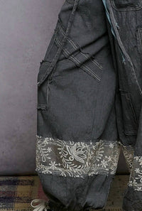 Pol - Double Gauze Lace Patch Joggers