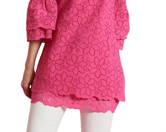 Tyler Boe - Christa Eyelet Tunic Top