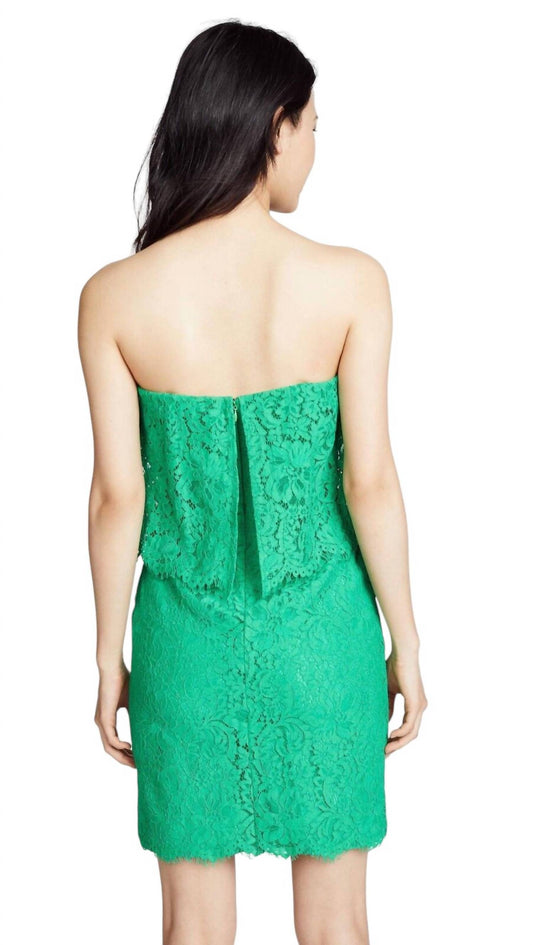 Bb Dakota - Cici Lace Scalloped Strapless Mini Dress