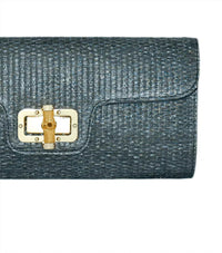 Bc Handbags - Women's Bamboo Buckle Clutch Bag