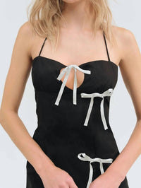 For Love & Lemons - Helena Poplin Bow Mini Dress