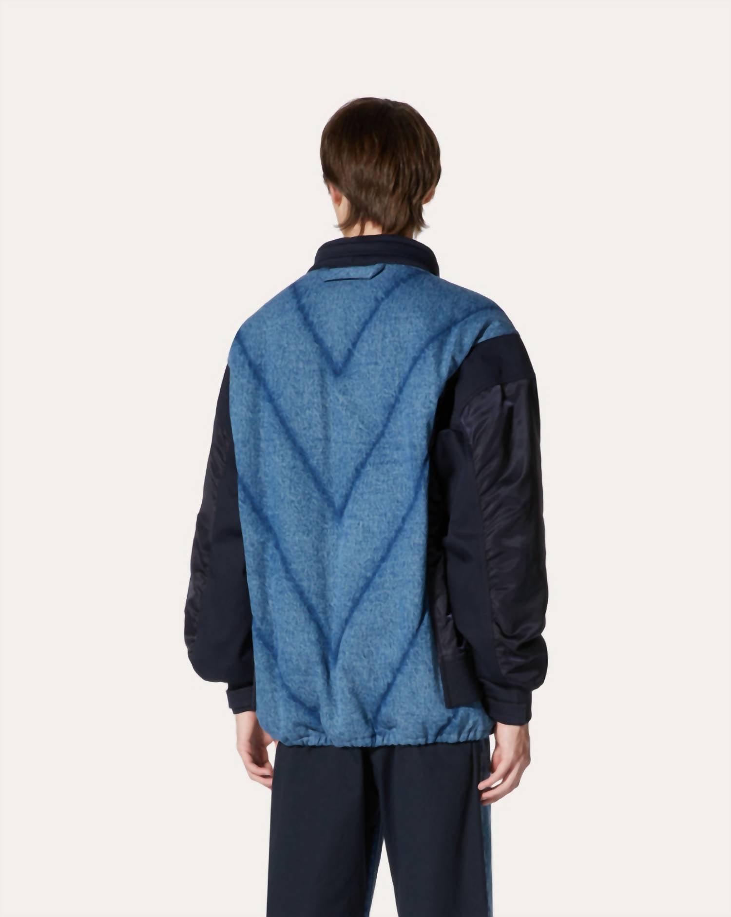Valentino - Hybrid Fabric Filled Flight Jacket