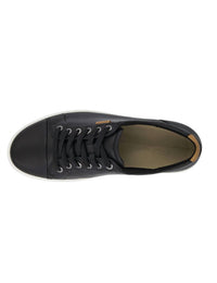 ECCO WOMEN'S SOFT 7 SNEAKER in black - women's sneaker - alternate view