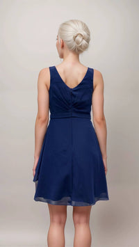 Last Dress - Mirabella Brooch Drape Mini Dress