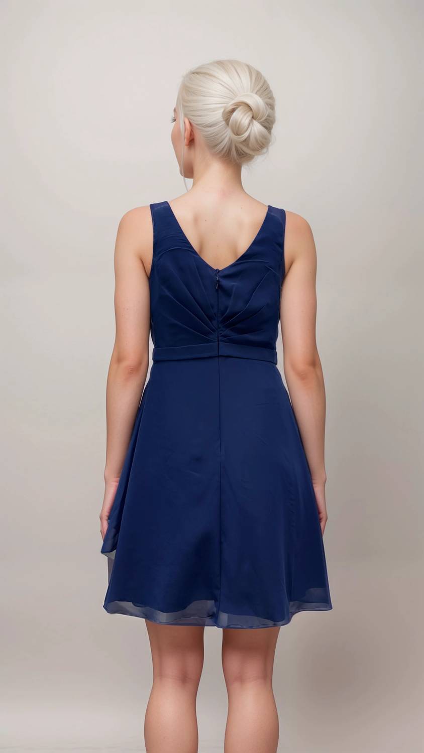 Last Dress - Mirabella Brooch Drape Mini Dress