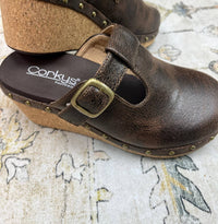 Corkys Footwear Women's Who Knew Wedge Clog in chocolate - women's shoe
