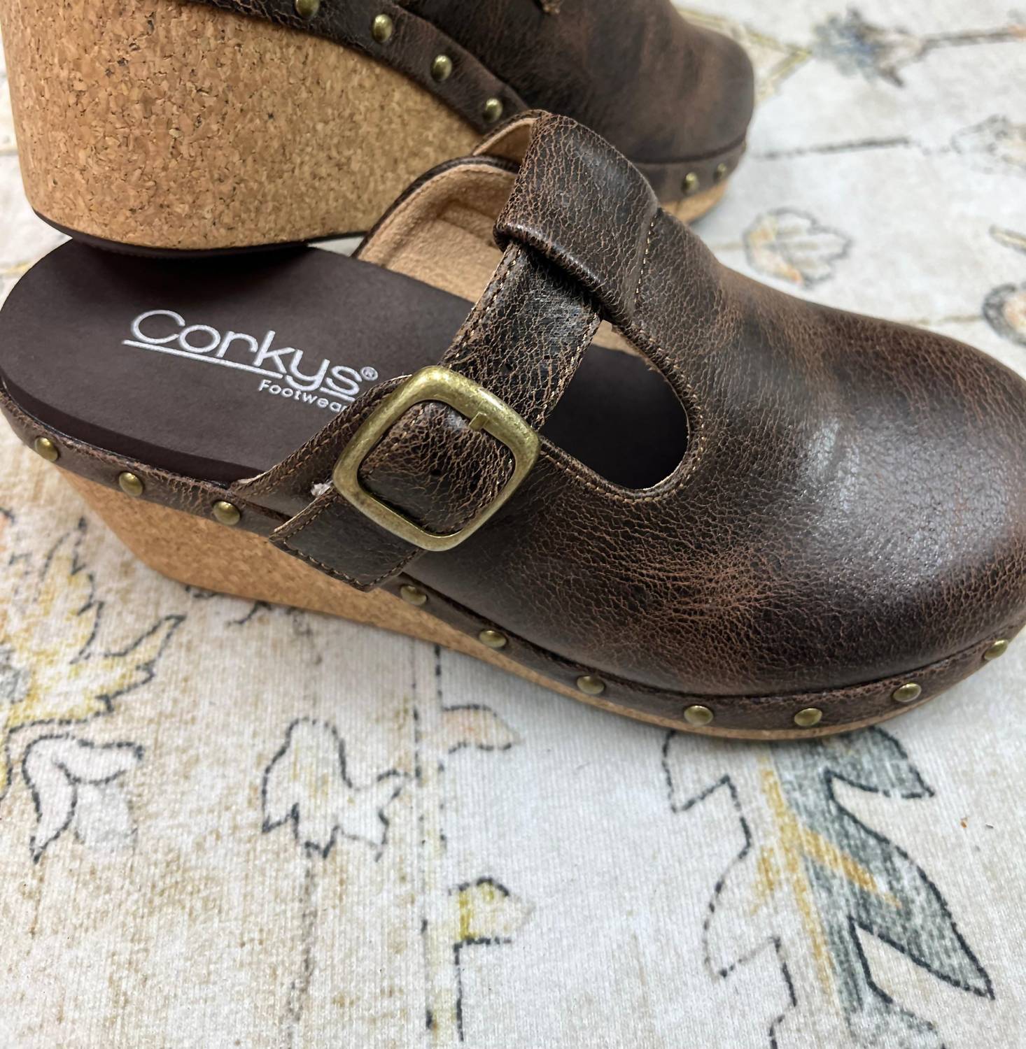 Corkys Footwear Women's Who Knew Wedge Clog in chocolate - women's shoe
