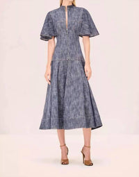 ALEXIS Weston Midi Dress in denim - women's dress