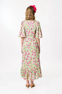 Manoush - Rose Print Midi Dress