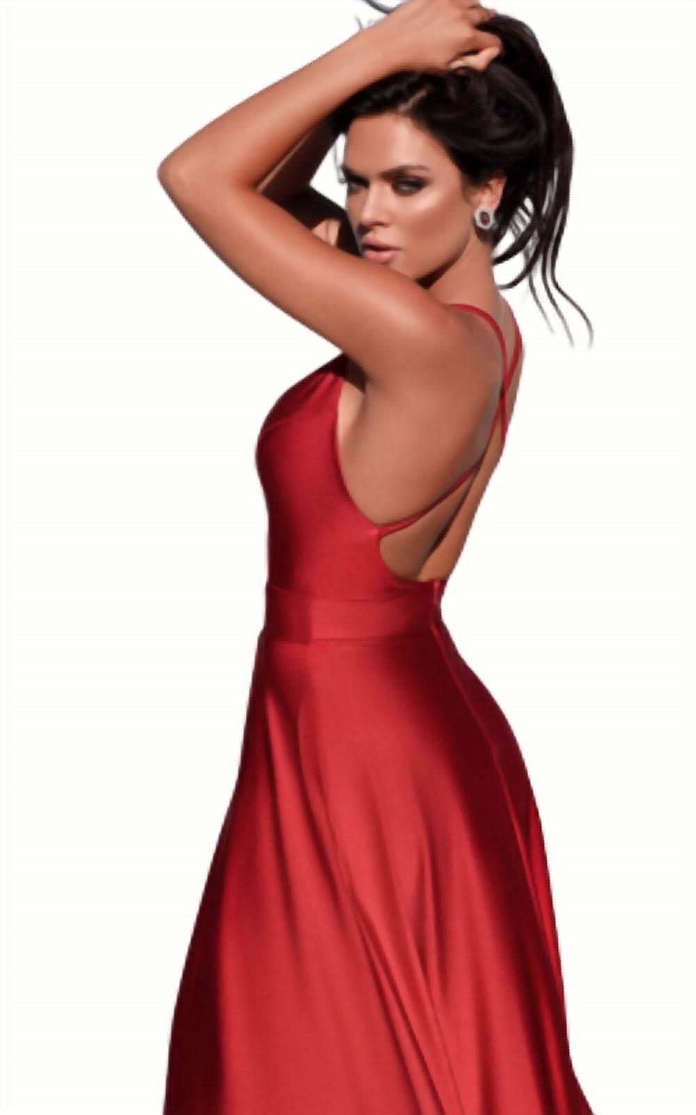 Jessica Angel - High Slit Jersey Gown
