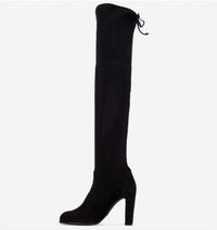 Stuart Weitzman - Women's Highland Stretch Suede Over The Knee Boots