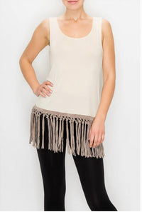 Origami - Braided Fringe Extender Tank