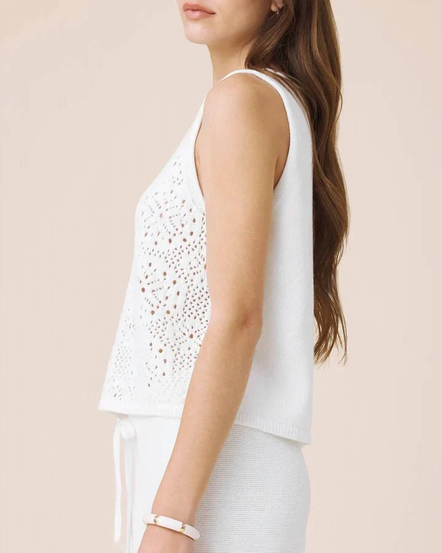 Splendid - Beckham Crochet Sweater Tank